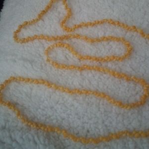 Tiny Yellow Sea Shells Necklace